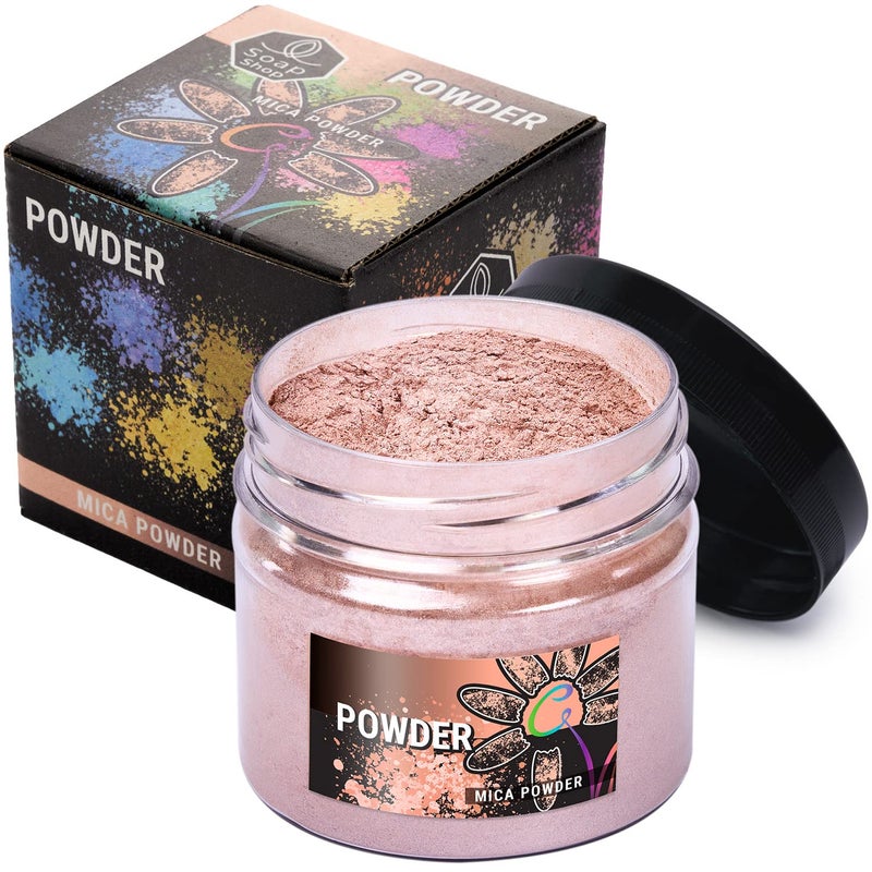 Soap Shop Mica Powder (Powder Color) 2 oz - Soap Making Dye - Single Color - Hand Soap Making Supplies - Epoxy Resin Color Pigment - Organic Mica Powder for Soap - Image 1